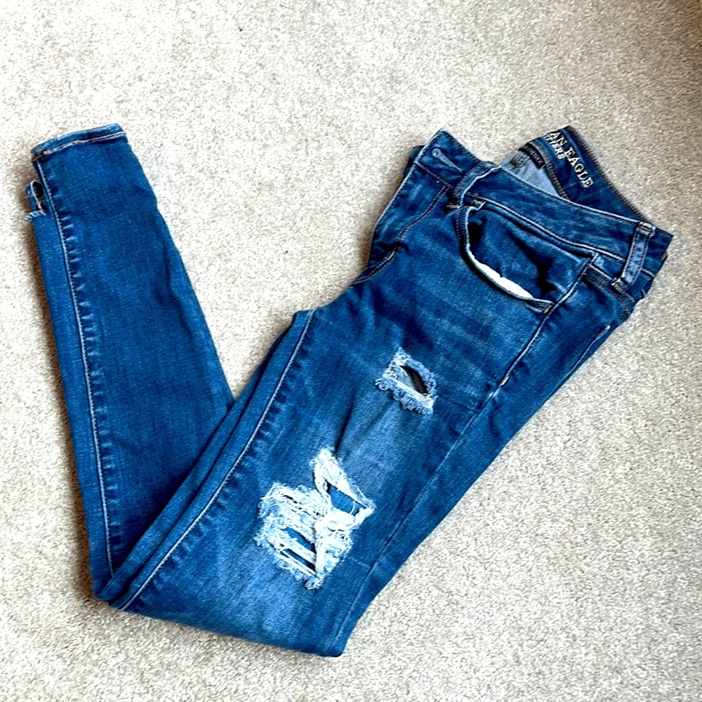 American eagle super super stretch x skinny jeans jegging